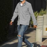 Robert Pattinson in a Grey Shirt Was Seen Out in West Hollywood