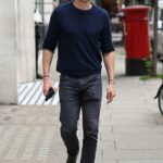 Tom Hiddleston Leaves BBC Radio 2 Studios in London