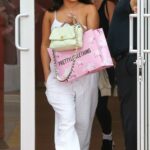 Aliana Mawla in a White Top Goes Shopping at PrettyLittleThing with Friends in Miami