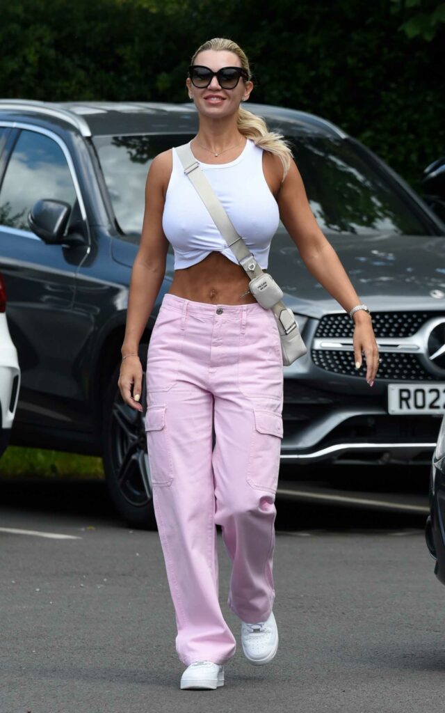 Christine McGuinness in a Pink Pants
