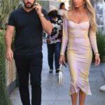 Heather Altman Arrives for Lunch at Avra Out with Josh Altman in Beverly Hills