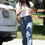 Jenna Dewan in a White Tee Was Seen Out in Los Angeles