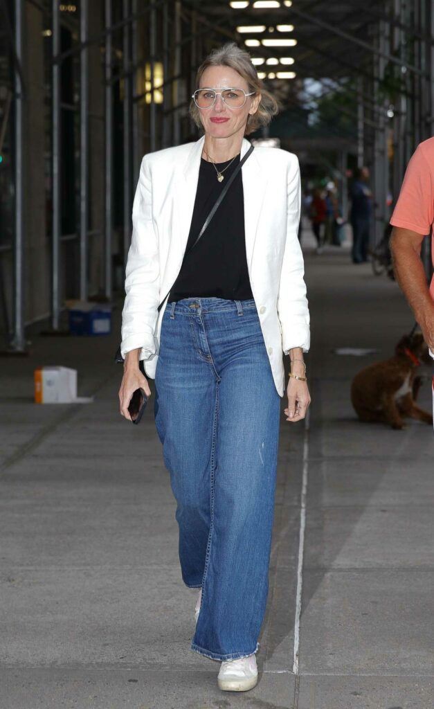 Naomi Watts in a White Blazer