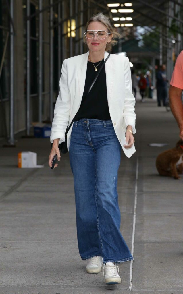 Naomi Watts in a White Blazer