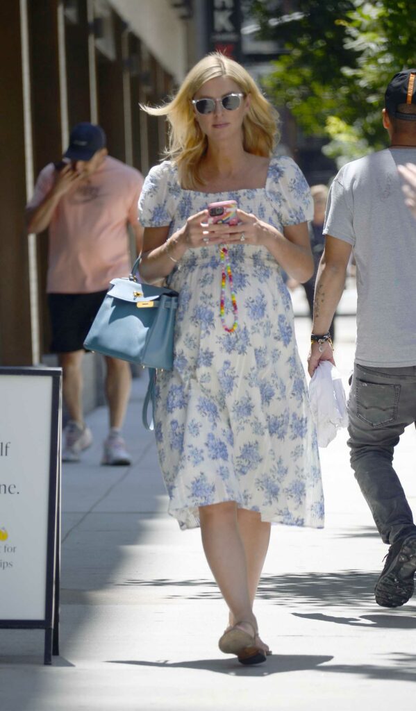 Nicky Hilton in a White Floral Dress
