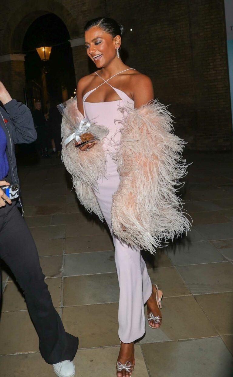 Simone Ashley Attends Opening of Tiffany and Co.’s Brand Exhibition