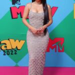 Becky G Attends the MTV MIAW 2022 at Pepsi Center WTC in Mexico City