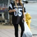 Fergie in a Black Cap Was Seen Out in Westwood