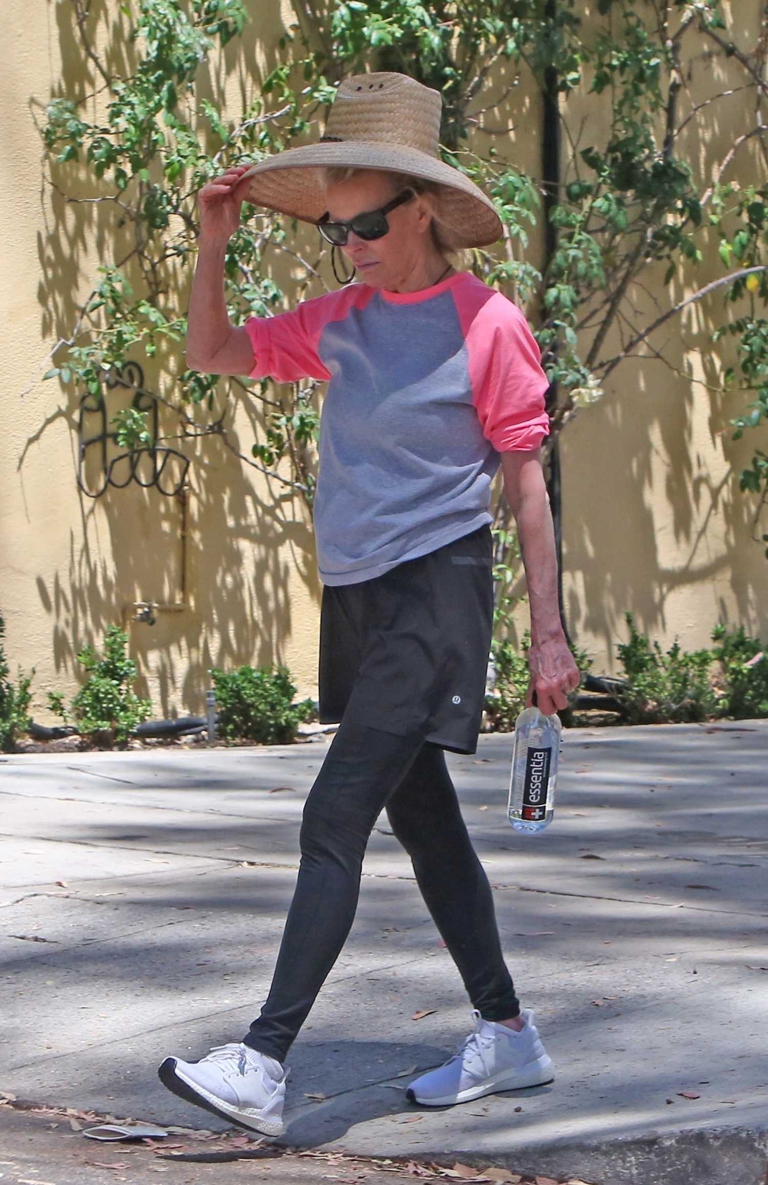 Kim Basinger in a Straw Hat Leaves Her Workout in Los Angeles – Celeb Donut