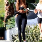Malia Obama in a Black Leggings Was Seen Out in Brentwood