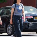 Sarah Silverman in a Grey Tee Was Seen Out in New York