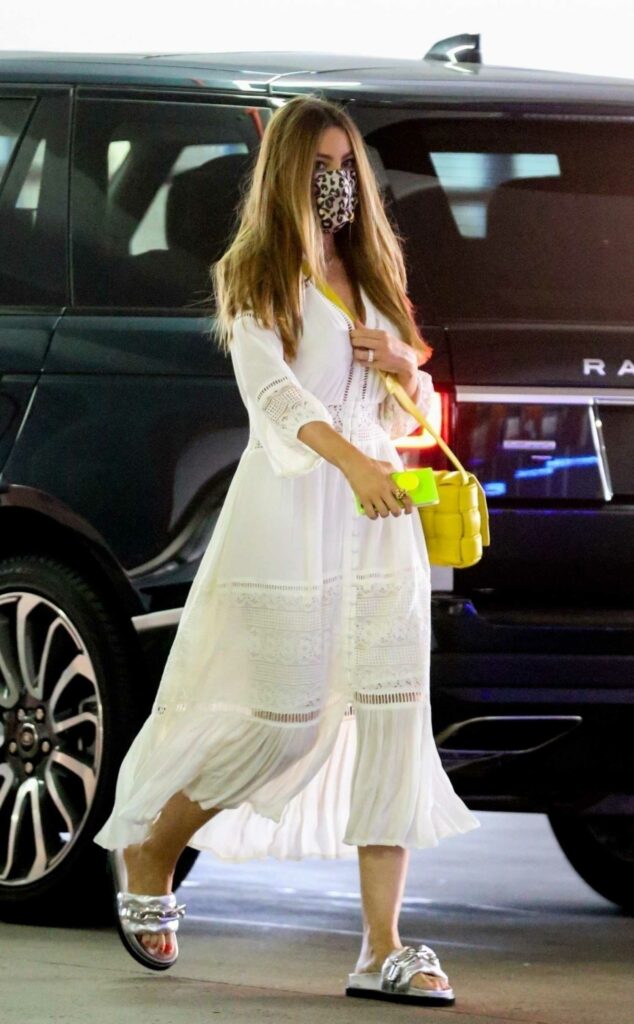Sofia Vergara in a White Dress