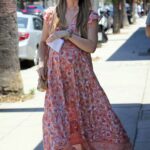 Ashley Greene in a Floral Dress Was Seen Out in Los Angeles