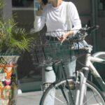 Cara Santana in a Blue Ripped Jeans Was Seen Out in Beverly Hills