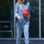 Ellen Pompeo in a Denim Jumpsuit Goes Shopping in Los Angeles