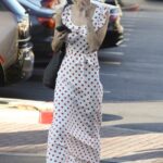 Jaime King in a Polka Dot Dress Was Seen Out in West Hollywood