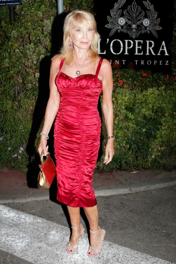 Susie Vanner in a Red Dress