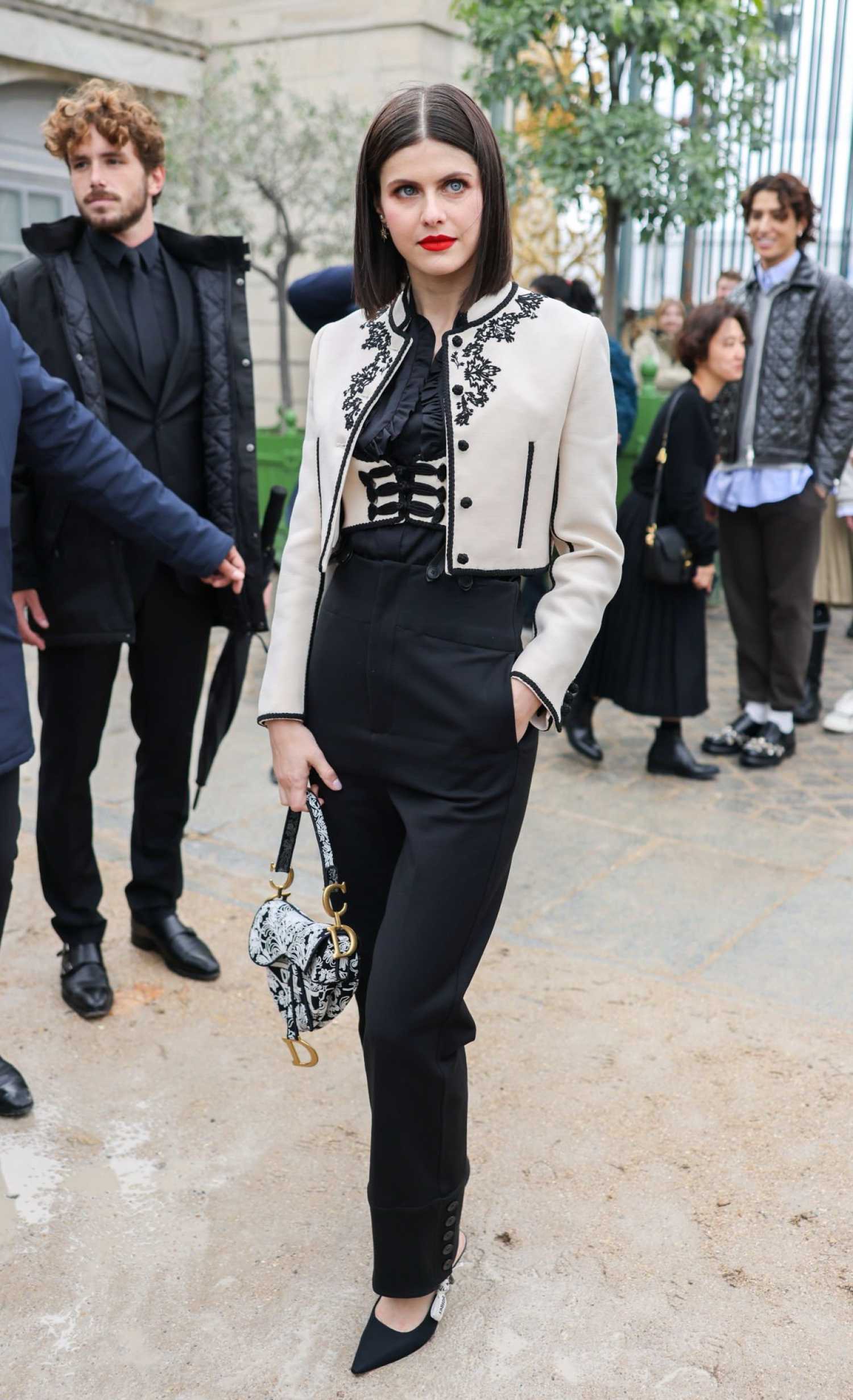 Alexandra Daddario Attends the Christian Dior Fashion Show During 2022