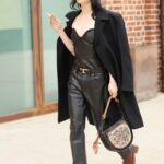 Alice Pagani in a Black Coat Was Seen Out in Milan