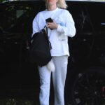 Erika Jayne in a Grey Sweatpants Was Seen Out in Los Angeles