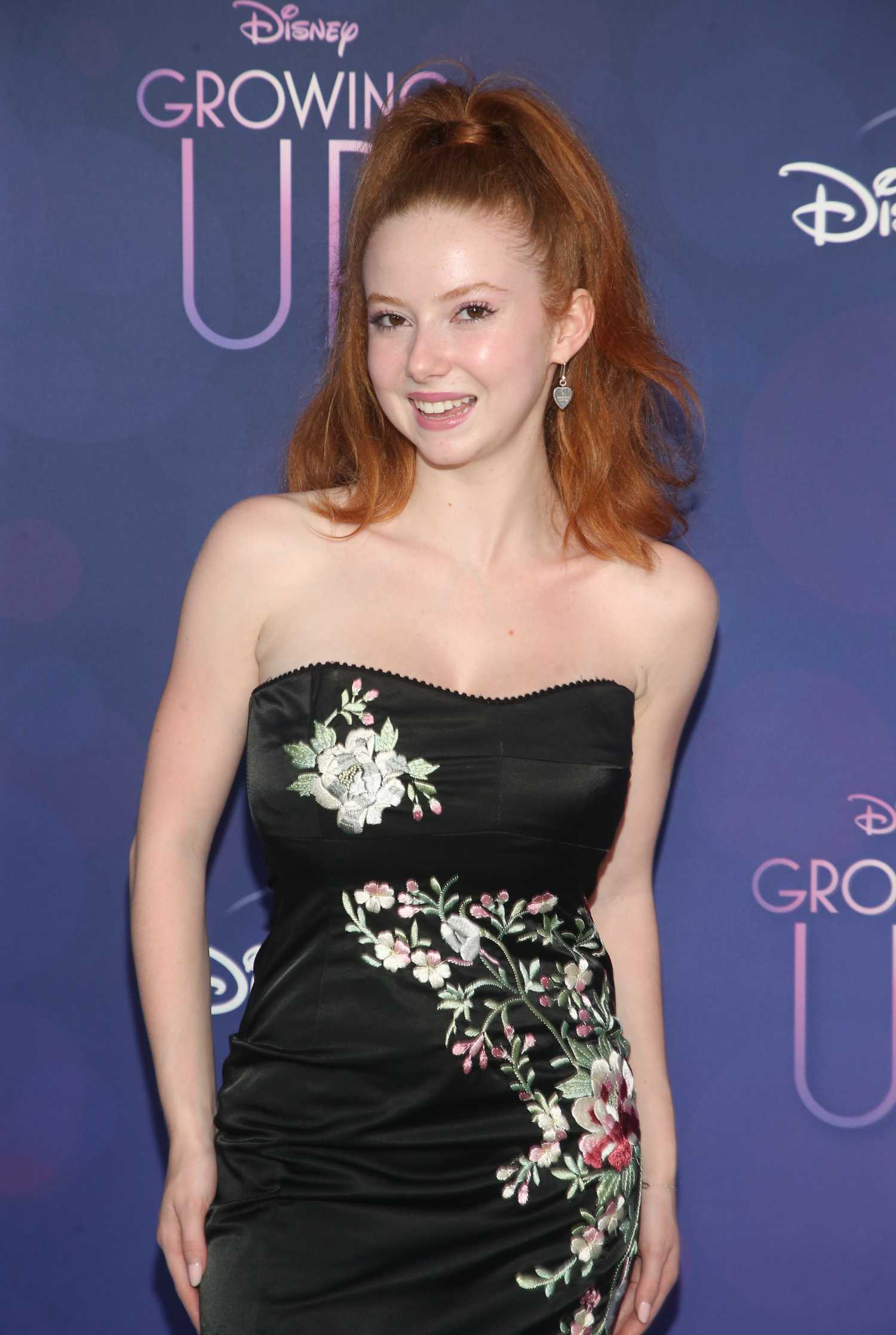 Francesca Capaldi Attends Disney+’s Growing Up Red Carpet Premiere ...