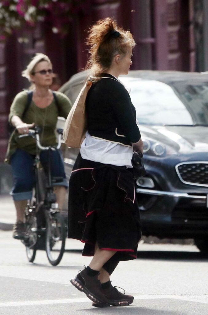 Helena Bonham Carter in a White Blouse