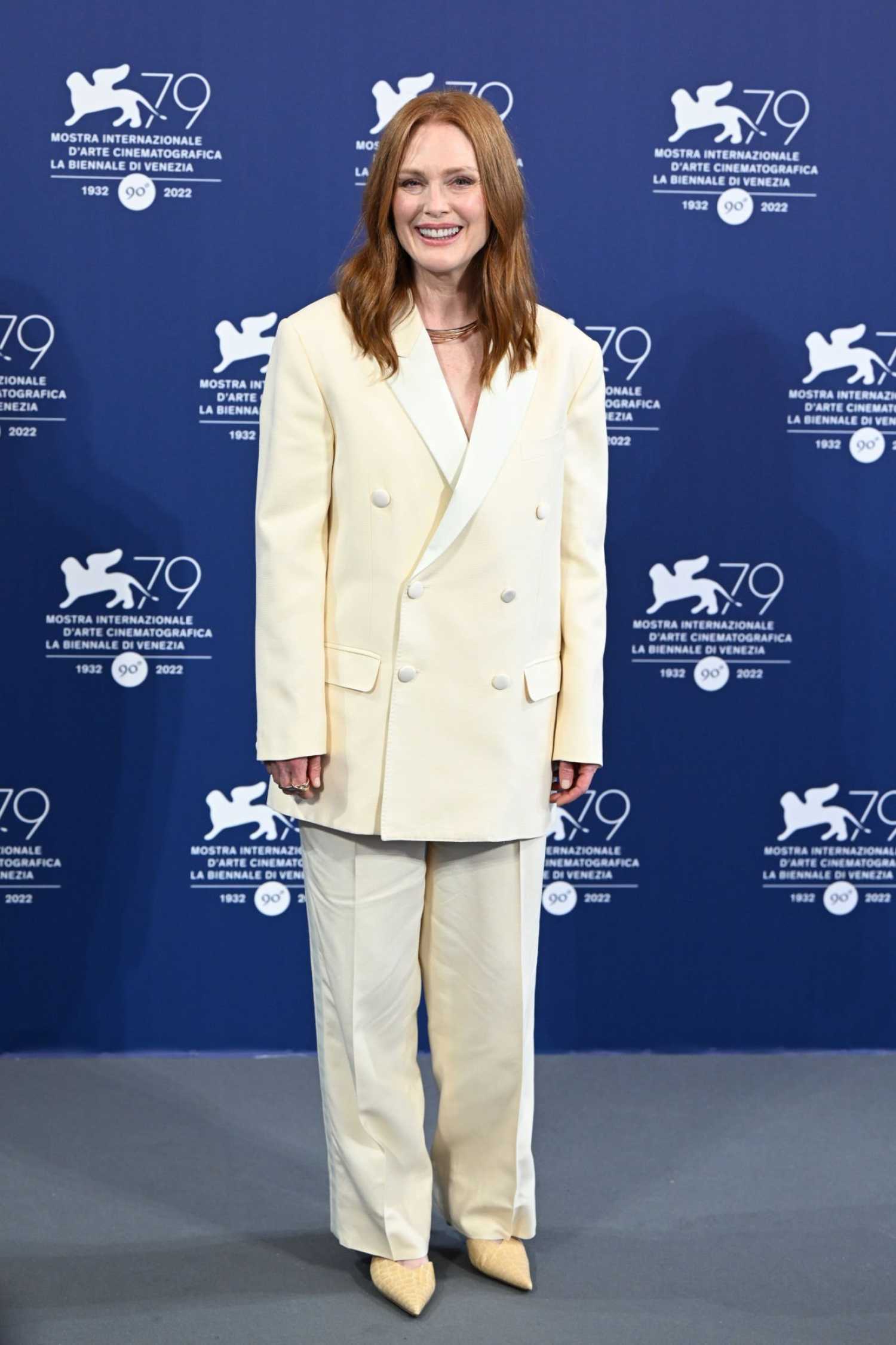 Julianne Moore Attends the Jury Photocall at the 79th Venice