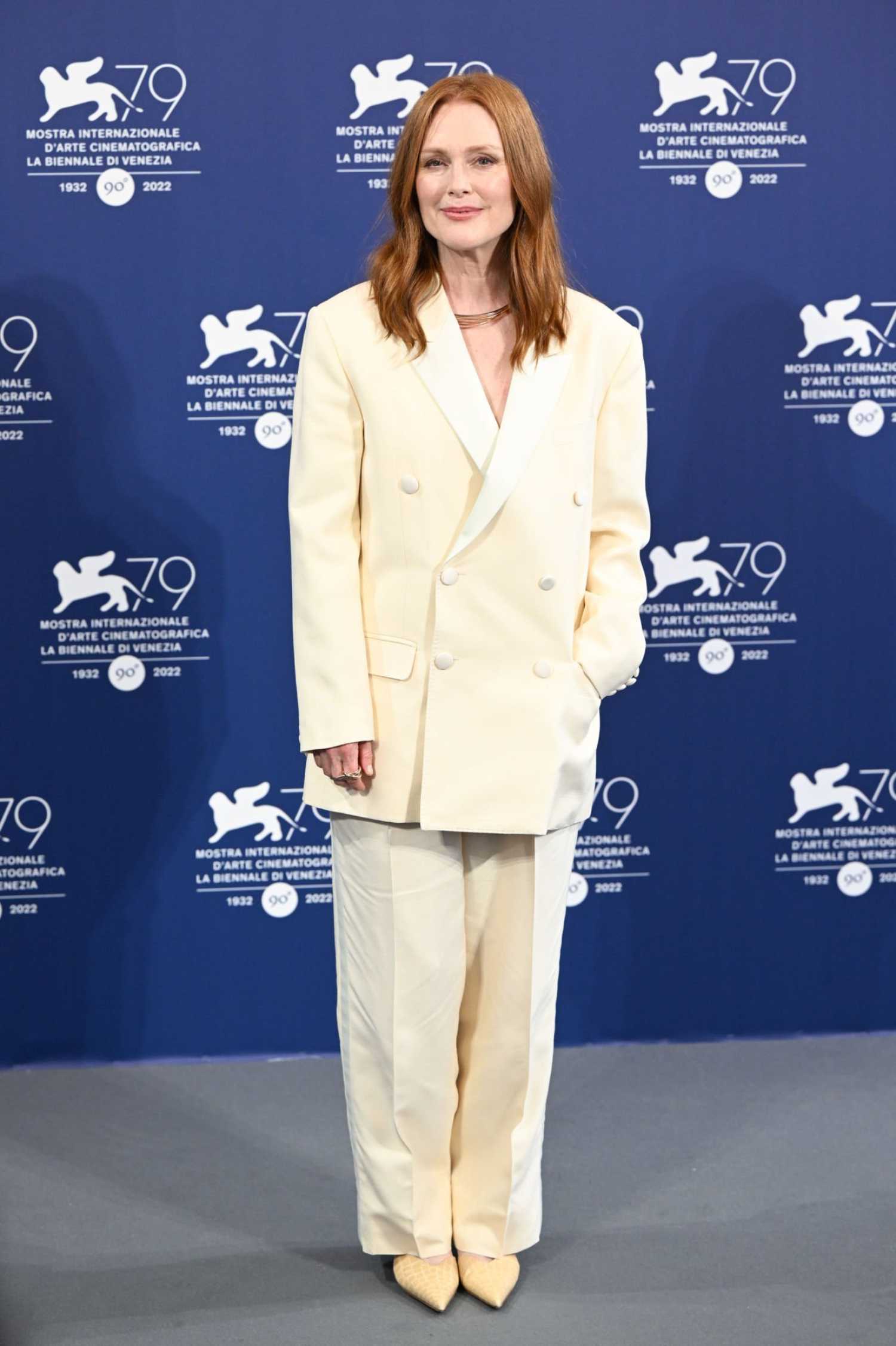 Julianne Moore Attends the Jury Photocall at the 79th Venice