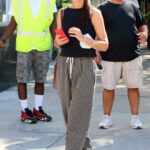 Katie Holmes in a Black Top Was Seen Out in Manhattan in NYC