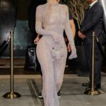 Kim Kardashian Heads to the Fendi Show During 2022 NYFW in New York City