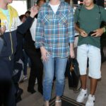 Kirsten Dunst in a Plaid Shirt Was Seen Out in Milan