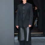 Naomi Scott Arrives at the Chloe Fashion Show During 2022 Paris Fashion Week in Paris