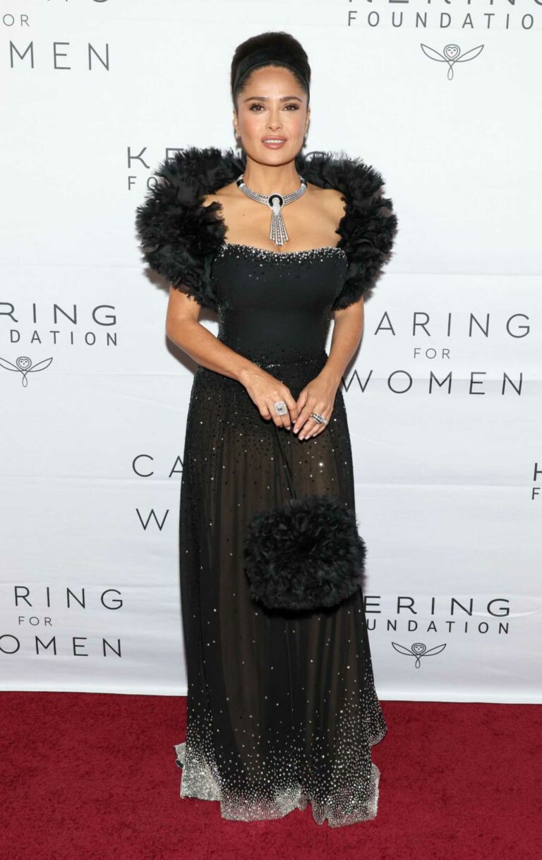 Salma Hayek Attends The Kering Foundation’s Caring for Women Dinner at