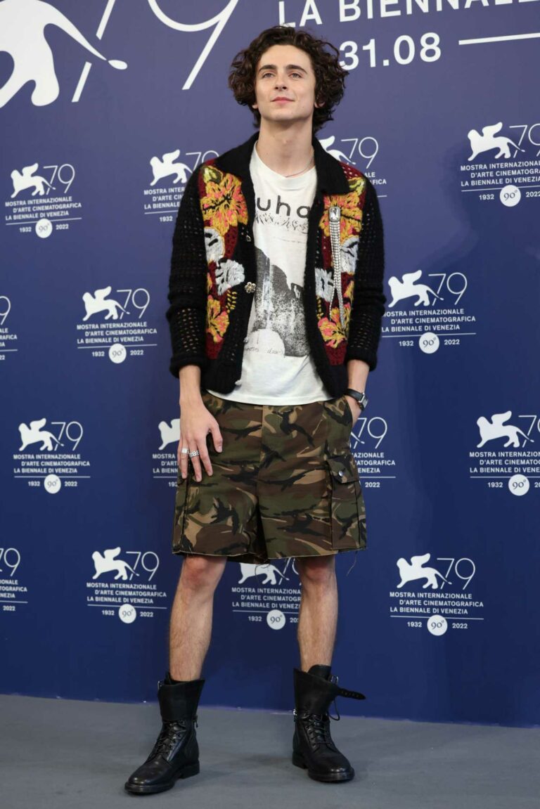 Timothee Chalamet Attends The Bones And All Premiere At The 79th Venice ...