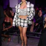 Vanessa Hudgens Attends the Versace Fashion Show During 2022 Milan Fashion Week in Milan