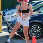 Addison Rae in a Black Bra Was Seen Out in West Hollywood