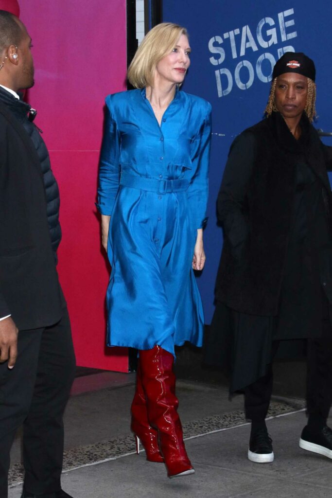 Cate Blanchett in a Blue Dress