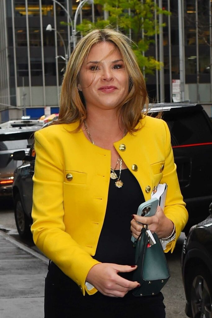 Jenna Bush Hager in a Yellow Jacket