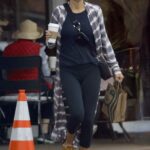 Lisa Rinna in a Skull and Crossbones Bandana Makes Starbucks Run in Beverly Hills