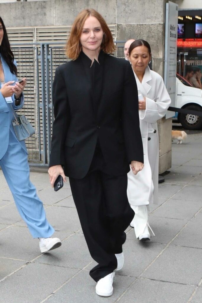 Stella McCartney in a Black Pantsuit
