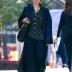 Zoe Kravitz in a Black Coat Was Seen Out in New York City