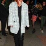 Bella Thorne in a Black Leather Pants Leaves Delilah in West Hollywood