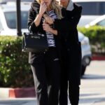 Braunwyn Windham-Burke in a Black Sweatsuit Was Seen Out with Jennifer Spinner in Newport Beach