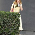 Brie Larson in a Yellow Blouse Was Seen Out in Los Angeles