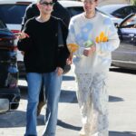 Hailey Bieber in a Black Sweater Was Seen Out with Justin Bieber in Beverly Hills