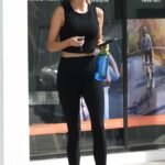 Ivanka Trump in a Black Top Leaves After a Workout in Miami