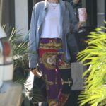 Miley Cyrus in a Grey Shirt Was Seen Out with Her Boyfriend Maxx Morando in Malibu