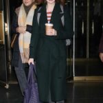Ellie Kemper in a White Sneakers Arrives on NBC’s Today Show in New York