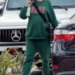 Heather Rae Young in a Green Sweatsuit Was Seen Out in Newport Beach