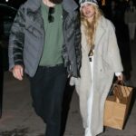 Kate Hudson in a White Knit Hat Was Seen Out with Danny Fujikawa in Aspen